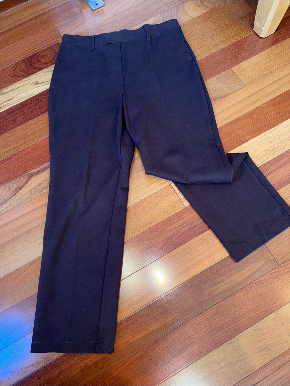 Quince Brown Boot‑Cut Work Trousers